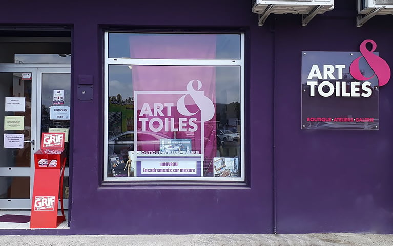 vitrine Art & Toiles - Le Port